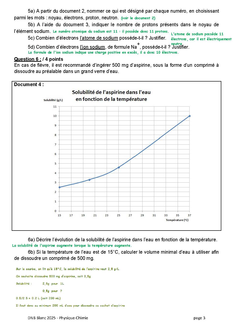 DNB blanc 2025 Aspirine Correction Page 3