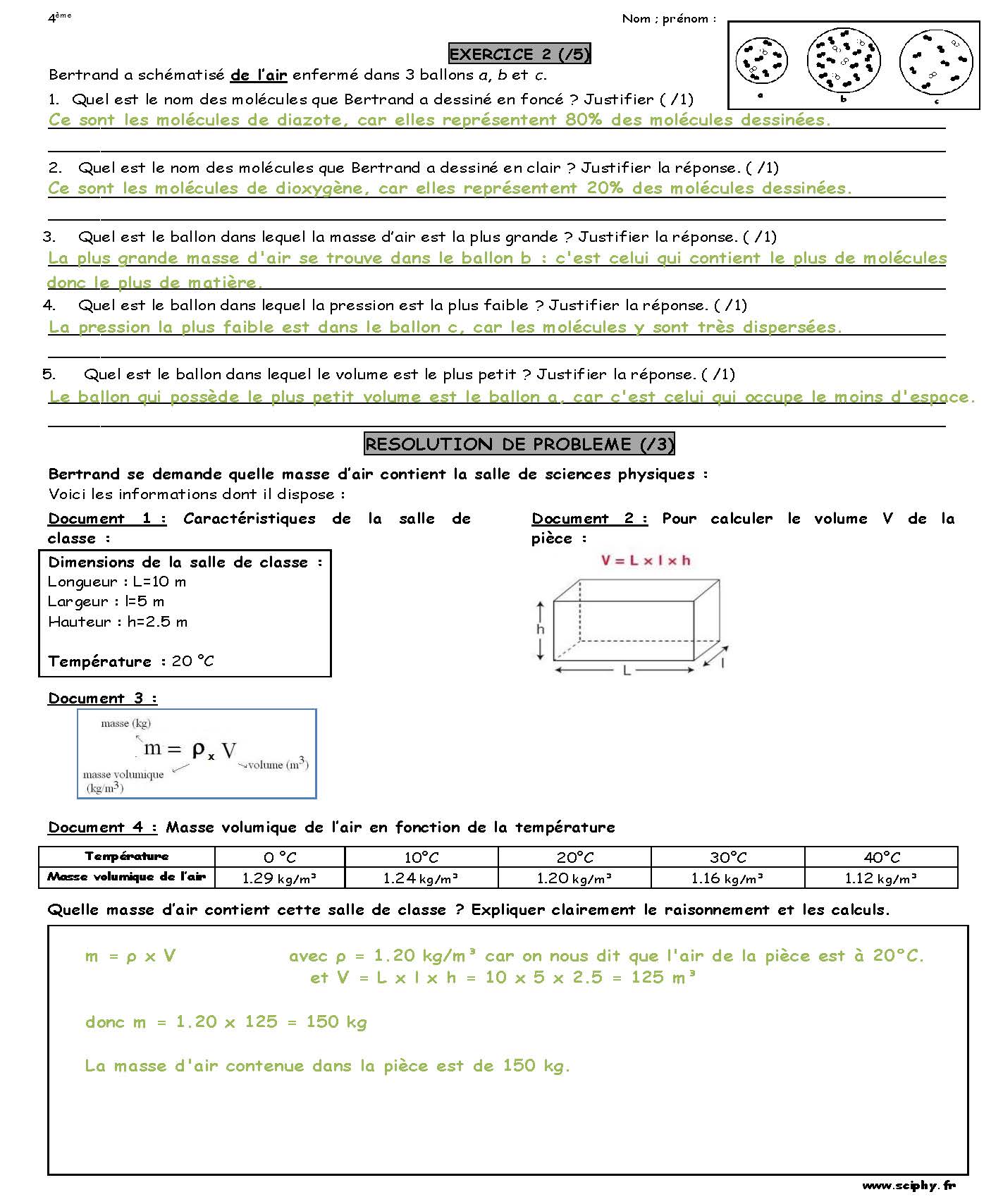 DS 2 4ème Correction Page 2